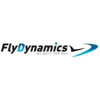 Voici le logo de la marque FLY DYNAMICS qui représente son identité graphique.