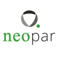 Voici le logo de la marque NEOPAR qui représente son identité graphique.