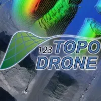 123 TOPO DRONE logo