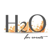 H2O FOR EVENTS logo
