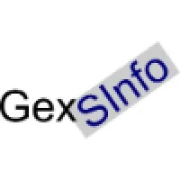 Voici le logo de la marque GEXSINFO qui représente son identité graphique.