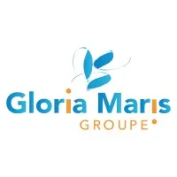 Voici le logo de la marque GLORIA MARIS GROUPE qui représente son identité graphique.