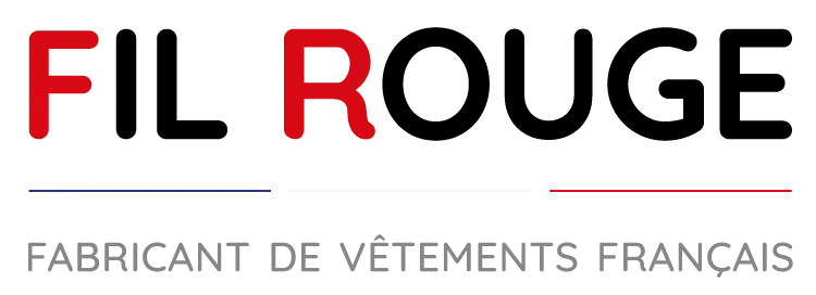 Voici le logo de la marque FIL ROUGE qui représente son identité graphique.