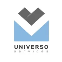 Voici le logo de la marque UNIVERSO SERVICES qui représente son identité graphique.