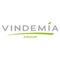 Voici le logo de la marque VINDEMIA GROUP qui représente son identité graphique.