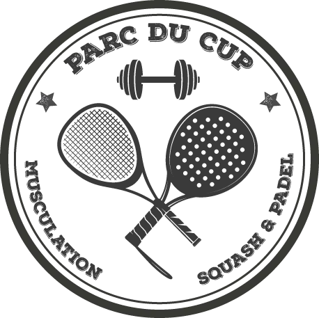 Voici le logo de la marque SQUASH CLUB PARC DUCUP qui représente son identité graphique.
