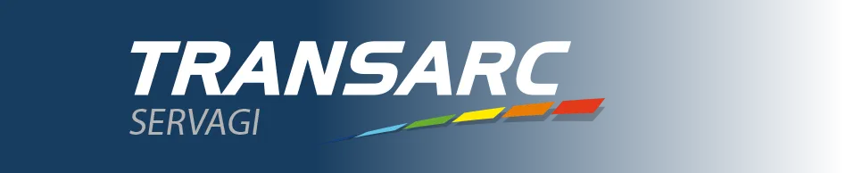 Voici le logo de la marque TRANSARC SERVAGI qui représente son identité graphique.