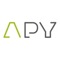 Voici le logo de la marque APY GROUPE qui représente son identité graphique.