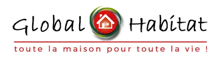 Voici le logo de la marque GLOBAL HABITAT qui représente son identité graphique.