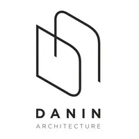 Voici le logo de la marque DANIN ARCHITECTURE qui représente son identité graphique.