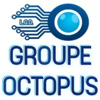 Voici le logo de la marque GROUPE OCTOPUS SAS qui représente son identité graphique.