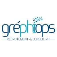 Voici le logo de la marque GREPHIOPS qui représente son identité graphique.