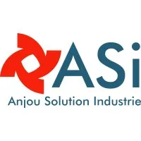 Voici le logo de la marque ANJOU SOLUTION INDUSTRIE qui représente son identité graphique.