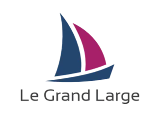 Voici le logo de la marque LE GRAND LARGE POISSONNERIE qui représente son identité graphique.