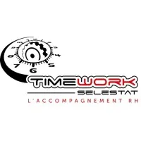 Voici le logo de la marque TIMEWORK SELESTAT qui représente son identité graphique.