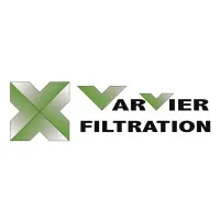 Voici le logo de la marque VARVIER FILTRATION qui représente son identité graphique.