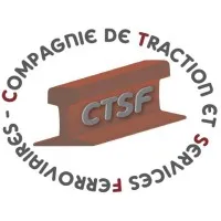 Voici le logo de la marque COMPAGNIE DE TRACTION ET DE SERVICES FERROVIAIRES (C.T.S.F.) qui représente son identité graphique.