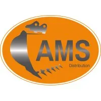 Voici le logo de la marque A.M.S DISTRIBUTION qui représente son identité graphique.