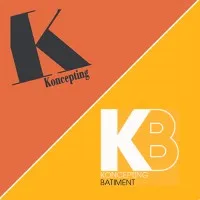 Voici le logo de la marque KONCEPTING BATIMENT qui représente son identité graphique.