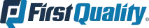 Voici le logo de la marque FIRST QUALITY qui représente son identité graphique.