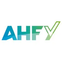 Voici le logo de la marque AHFY qui représente son identité graphique.