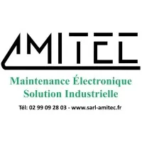Voici le logo de la marque AMITEC qui représente son identité graphique.