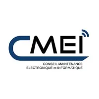 Voici le logo de la marque CONSEIL.MAINTENANCE.ELECTRONIQUE.INFORMATIQUE DITE C.M.E.I. qui représente son identité graphique.