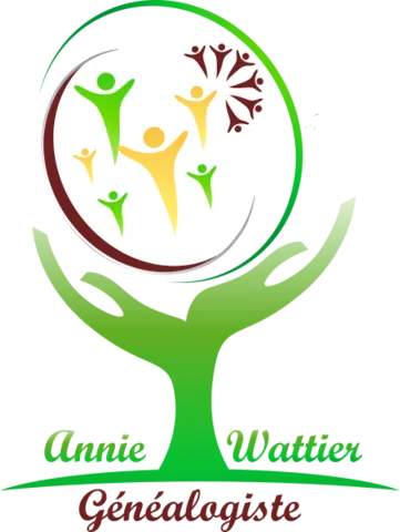 ANNIE WATTIER CABINET DE GENEALOGIE logo