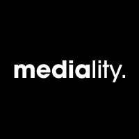 Voici le logo de la marque MEDIALITY CONSULTING qui représente son identité graphique.