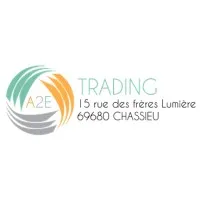 Voici le logo de la marque A2E TRADING qui représente son identité graphique.
