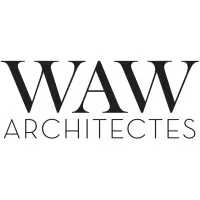 Voici le logo de la marque WAW ARCHITECTES qui représente son identité graphique.