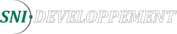 Voici le logo de la marque SNI'DEVELOPPEMENT qui représente son identité graphique.