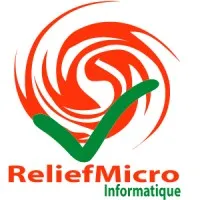 Voici le logo de la marque RELIEFMICRO qui représente son identité graphique.