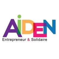 Voici le logo de la marque A I D E N CHANTIERS qui représente son identité graphique.
