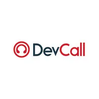 Voici le logo de la marque DEVCALL qui représente son identité graphique.