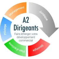 Voici le logo de la marque A2 DIRIGEANTS qui représente son identité graphique.