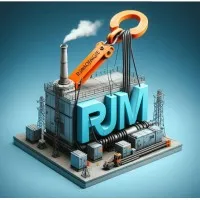 Voici le logo de la marque RJ MONTAGE (RJ MET) qui représente son identité graphique.