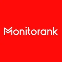 Voici le logo de la marque MONITORANK qui représente son identité graphique.