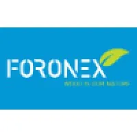 Voici le logo de la marque FORONEX BVBA qui représente son identité graphique.