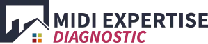 Voici le logo de la marque MIDI EXPERTISE DIAGNOSTIC qui représente son identité graphique.