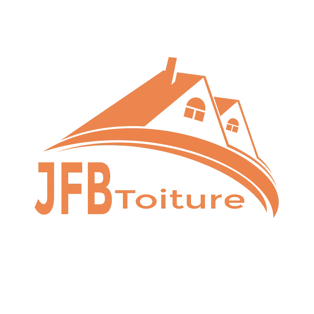 Voici le logo de la marque JFB TOITURE qui représente son identité graphique.
