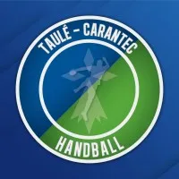 Voici le logo de la marque TAULE-CARANTEC HANDBALL qui représente son identité graphique.