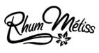 Voici le logo de la marque REUNI RHUMS (Rhum metiss) qui représente son identité graphique.