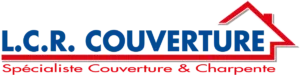 Voici le logo de la marque L.C.R COUVERTURE qui représente son identité graphique.