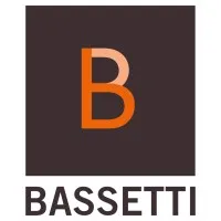 Voici le logo de la marque BASSETTI GROUPE qui représente son identité graphique.