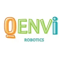 Voici le logo de la marque QENVI ROBOTICS qui représente son identité graphique.