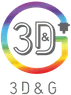 Voici le logo de la marque 3D ET G qui représente son identité graphique.
