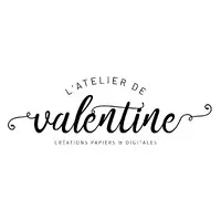 Voici le logo de la marque L'ATELIER DE VALENTINE qui représente son identité graphique.