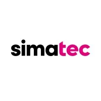 Voici le logo de la marque SIMATEC AG qui représente son identité graphique.
