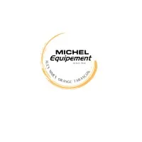Voici le logo de la marque MICHEL EQUIPEMENT qui représente son identité graphique.